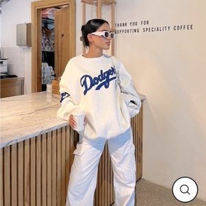 Dodgers oversized sweater